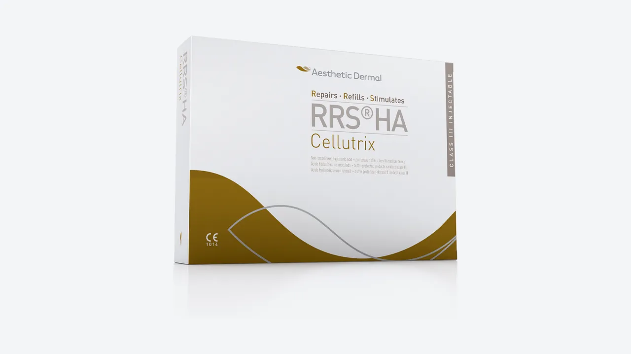 Συσκευασία RRS® HA Cellutrix, ενέσιμο σκεύασμα μεσοθεραπείας για την κυτταρίτιδα