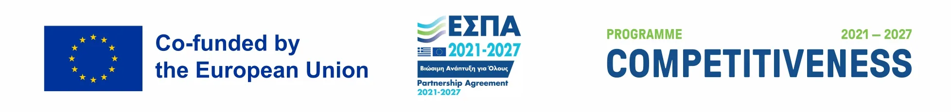Co-funded by the European Union — ESPA 2021-2027 — Programme Competitiveness 2021-2027